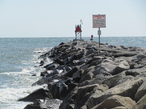 Rudee Inlet - Rocks
